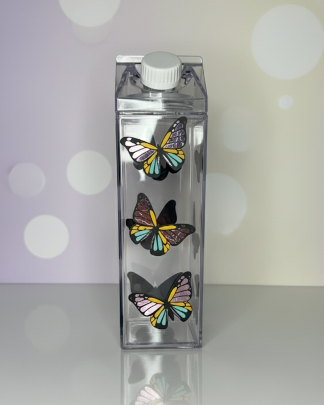 Ready to Fly β Butterfly Milk Carton Tumbler (RTS)! β¨π¦