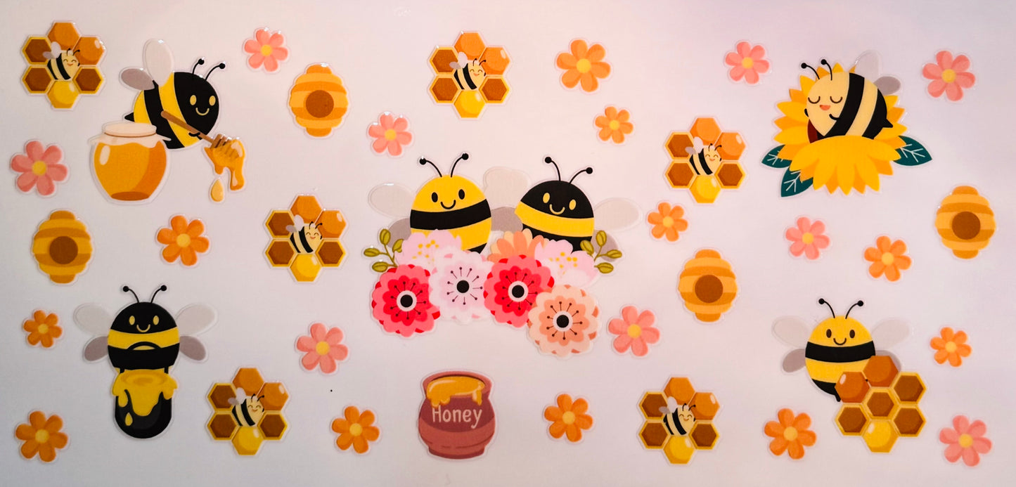 🐝 Busy Bee Cup Wrap – Cute & Sweet🍯