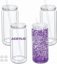 Custom Snow Globe Tumblers – 16 oz & 20 oz ✨❄️