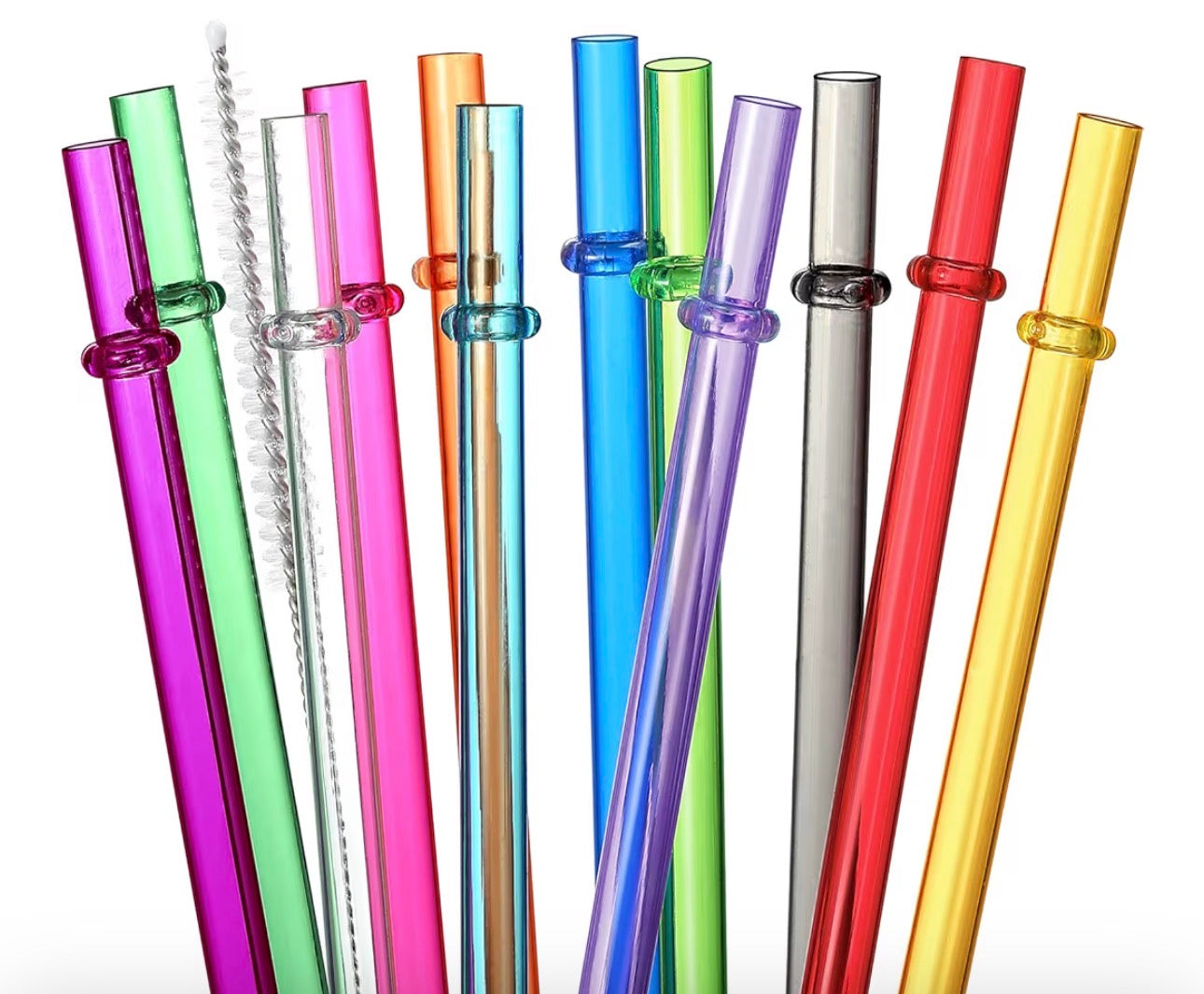 Reusable color straws