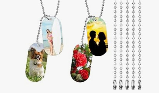 Custom Sublimation Dog Tag – Personalized Military Style Tag