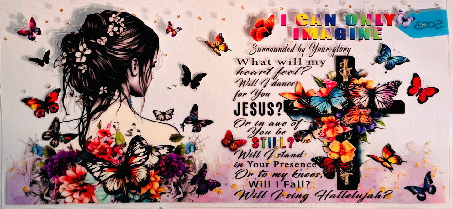 Religious Cup Wrap & Decal ✝️ Faith-Inspired