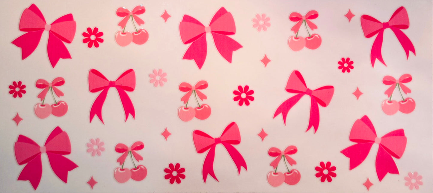 🎀 Bow Cup Wrap – Cute, Girly & Perfect