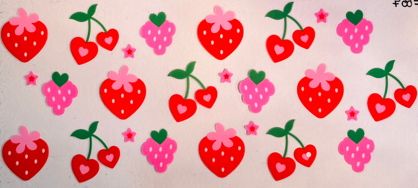 🍉 Fruit Cup Wrap – Fresh & Fun🍓