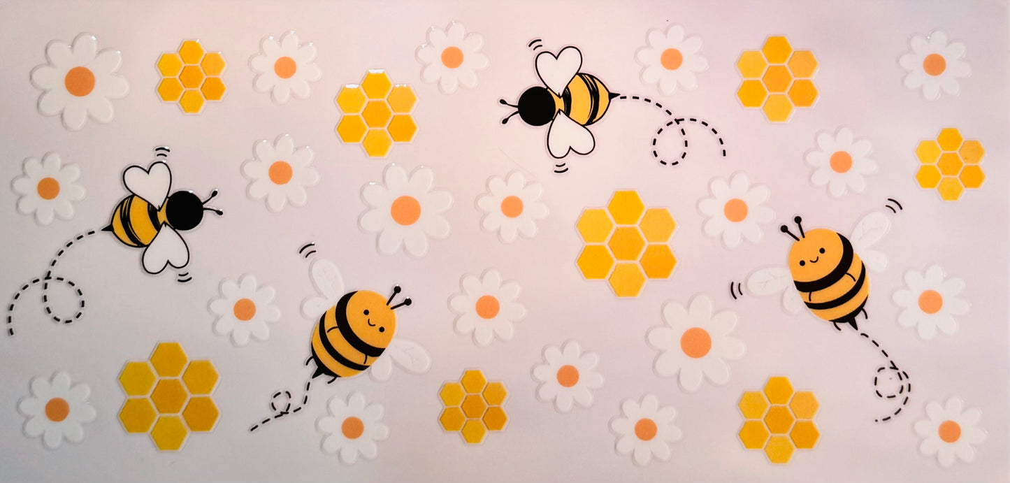 🐝 Busy Bee Cup Wrap – Cute & Sweet🍯