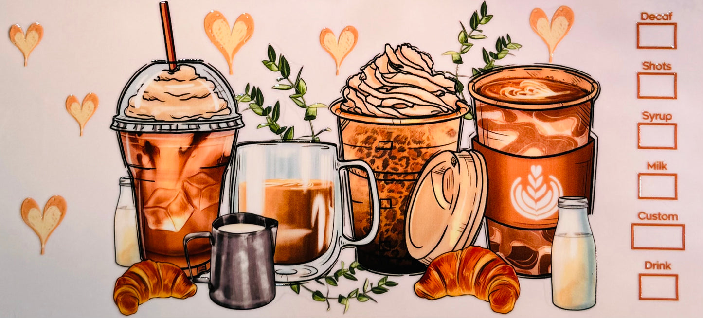 Cafecito Cup Wrap – for Coffee Lovers, Latte Girls & Café Vibes Only 🤎✨