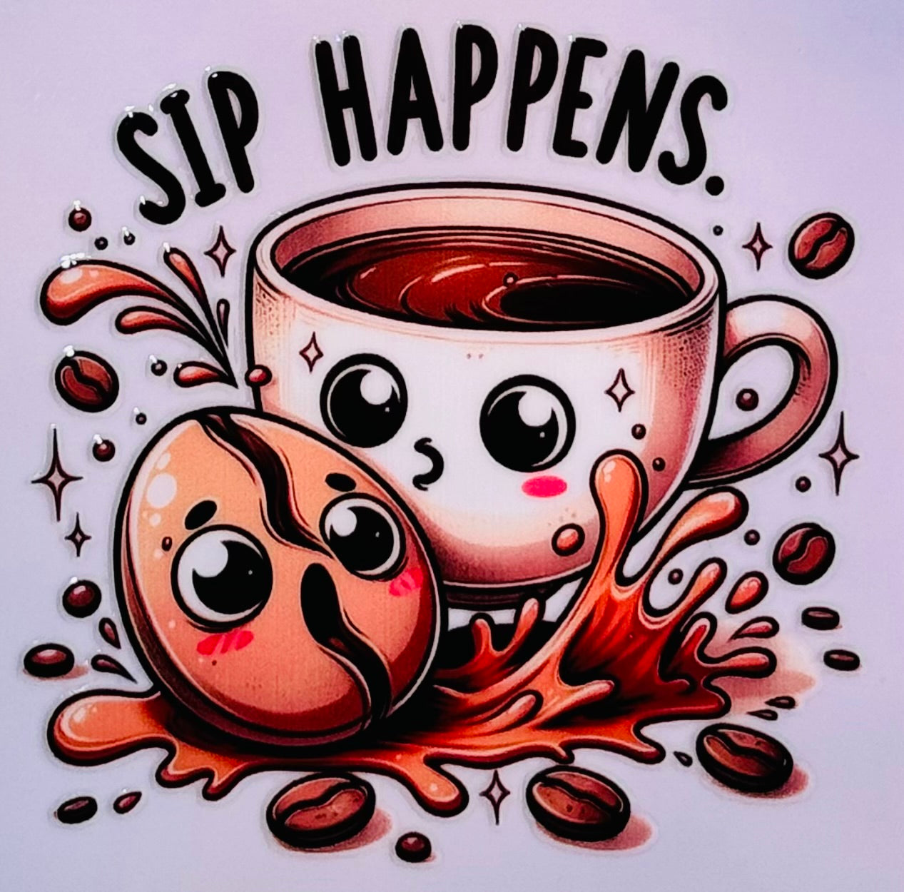 Café Cup Decals – Latte Vibes, Espresso Aesthetic & Coffee Lover Energy 🤎✨